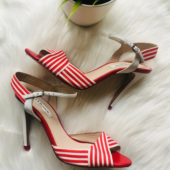 LK Bennett Shoes - LK Bennett LONDON Colette Peep Toe Strap Heels